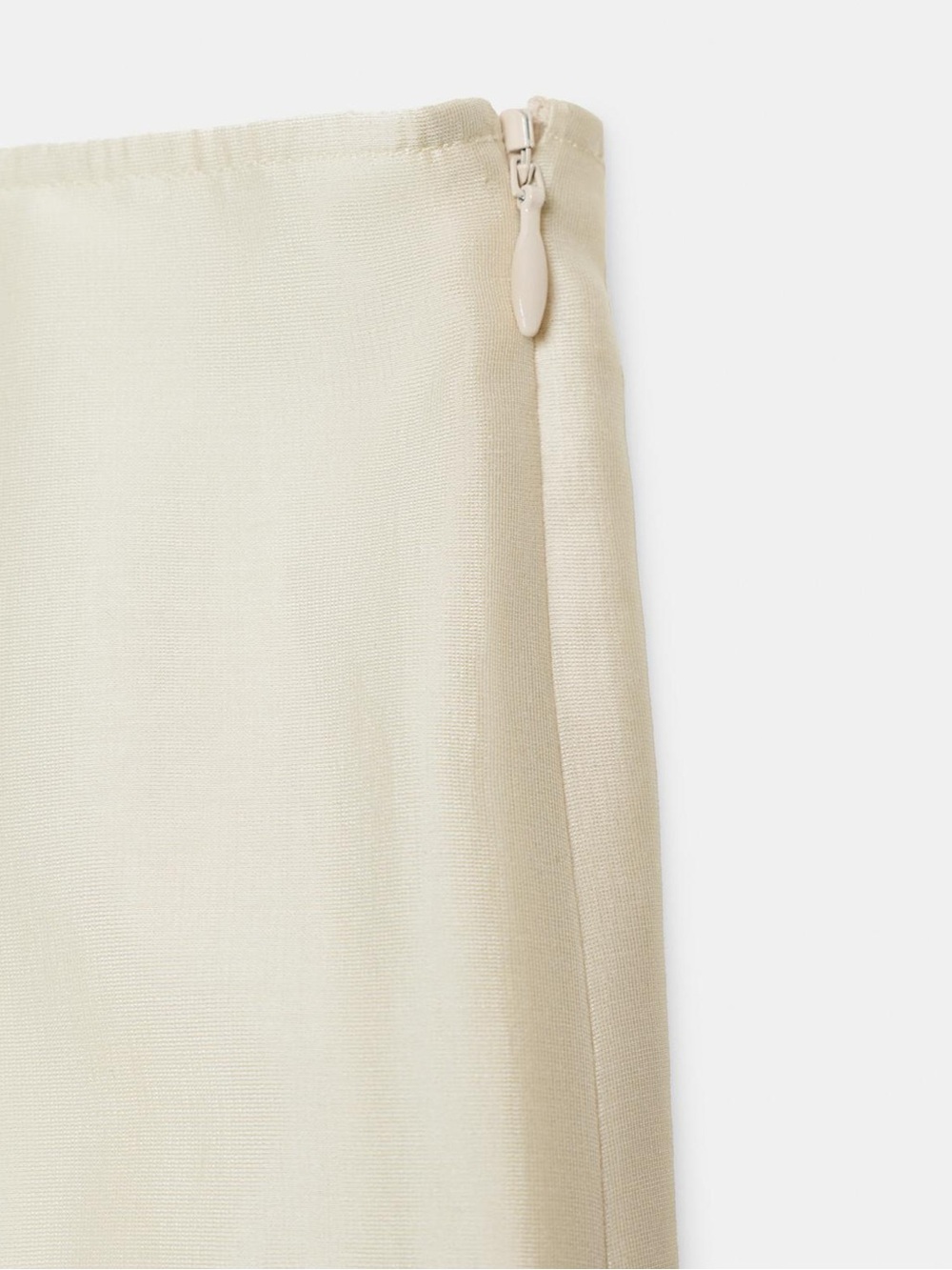 NWT Zara ZW Collection Combination Midi Skirt Ecru S - Picture 9 of 10